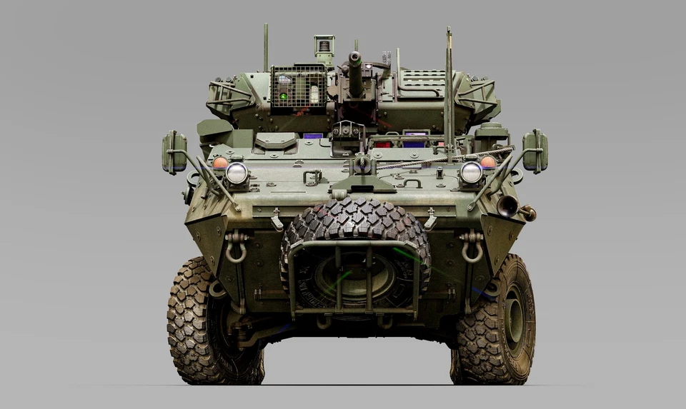 Zimi Model 35046 M1296 Stryker ICV-Dragoon w/ESA MWO Upgrade 1/35