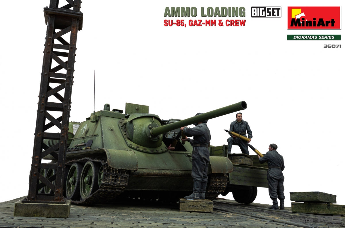 Miniart 36071 AMMO LOADING. SU-85, GAZ-MM and CREW. BIG SET 1/35 – immagine 4