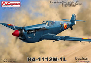 AZ Model AZ7668 HA-1112M-1L Buchon in Camouflage 1/72