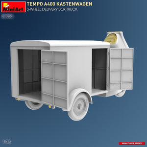 MiniArt 38053 TEMPO A400 KASTENWAGEN 3-WHEEL DELIVERY BOX TRUCK 1/35 – image 6