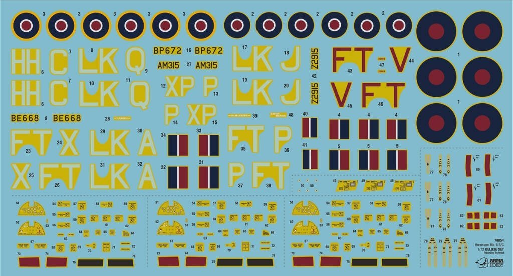Arma Hobby 70054 Hurricane MkII A/B/C/ &amp;quot;Dieppe&amp;quot; Delux Set 1/72 – immagine 2
