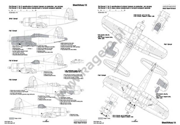 Kagero 7053 Vought F4U Corsair EN/PL – immagine 4