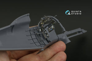 Quinta Studio QD32202 Macchi MC.202 Folgore Late 3D-Printed &amp;amp; coloured Interior on decal paper (Italeri) 1/32 – Bild 5