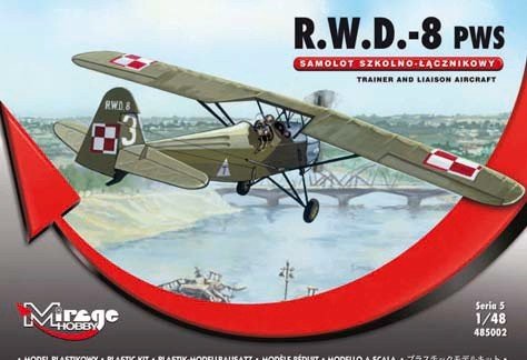 Mirage Hobby 485002 RWD-8 (PWS), Avion d'entraînement et de liaison (1/48)