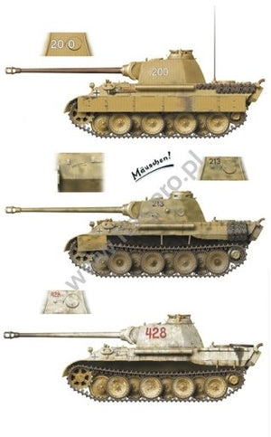 Kagero 15031 Pz.Kpfw. V Panther In Attack &amp;amp; Defence (kalkomania) PL/EN – imagen 4