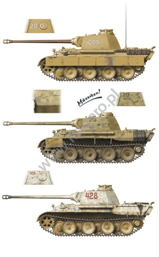 Kagero 15031 Pz.Kpfw. V Panther In Attack &amp;amp; Defence (kalkomania) PL/EN – imagen 4