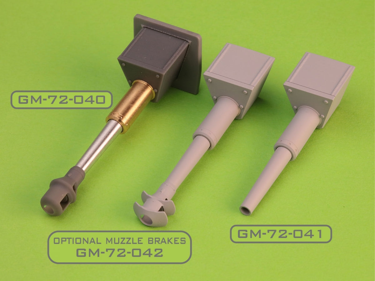Master GM-72-041 Sturmhaubitze 42 - 10,5 cm StuH 42 L/28 - lufa działa wraz z żywiczną osłoną jarzma (wersja z prostą lufą bez hamulca wylotowego) 1/72 – Bild 3