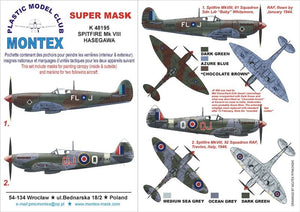 Montex K48195 Spitfire VIII 1/48