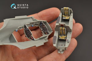 Quinta Studio QD48242 Me 163B/S 3D-Printed &amp;amp; coloured Interior on decal paper (Dragon) 1/48 – Bild 8