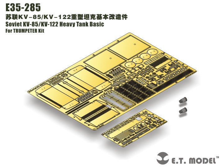 E.T. Model E35-285 Soviet KV-85/KV-122 Heavy Tank Basic For TRUMPETER Kit 1/35 – Bild 7