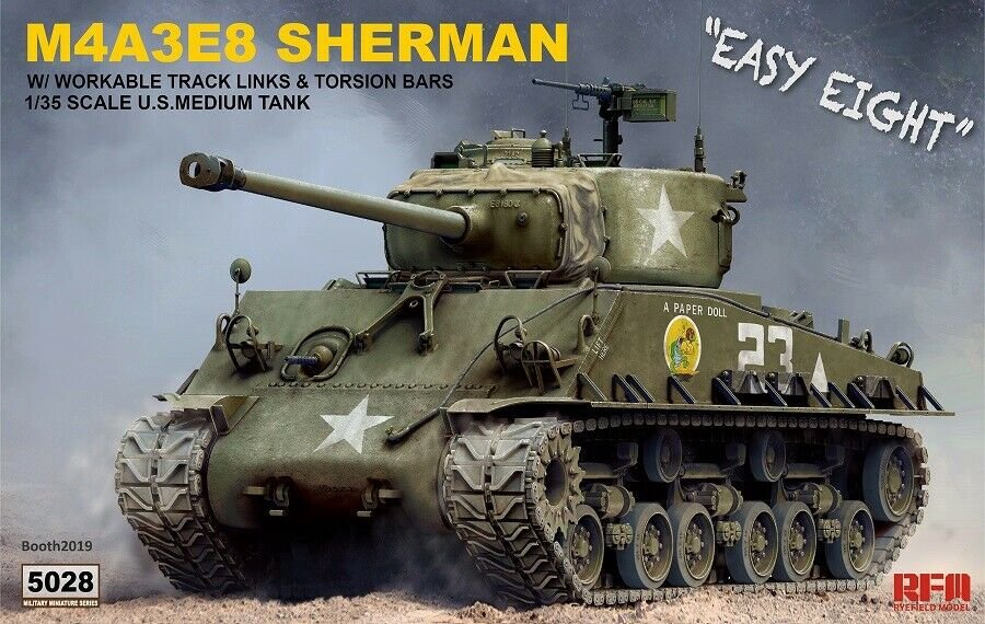Rye Field Model 5028 M4A3E8 Sherman "Easy Eight" 1/35