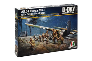 Italeri 1356 AS.51 HORSA Mk.I with BRITISH PARATROOPS 1/72 – immagine 2