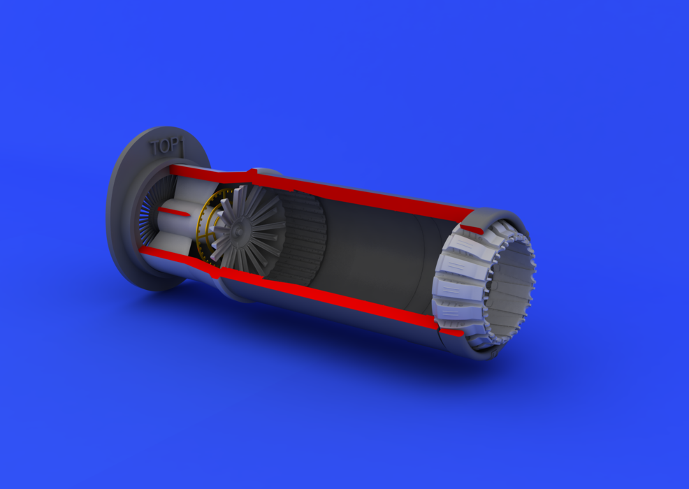 Eduard 648117 MiG-21PF/ PFM exhaust nozzle 1/48 (Eduard) – zdjęcie 4