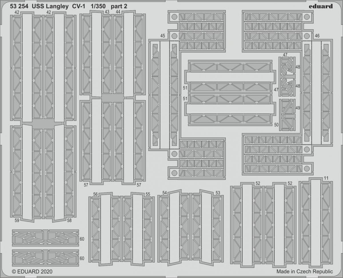 Eduard 53254 USS Langley CV-1 1/350 TRUMPETER – Bild 2