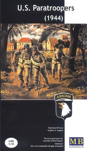 MASTER BOX 3511 PARATROOPERS AMÉRICAINS (1944) (1/35)