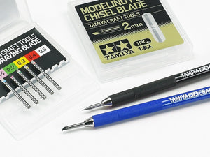 Tamiya 69939 Engraving Blade Holder Blue – Bild 4