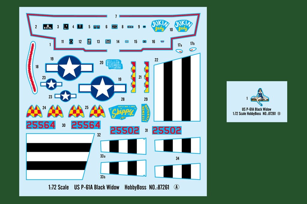 Hobby Boss 87261 US P-61A Black Widow 1/72 – immagine 3