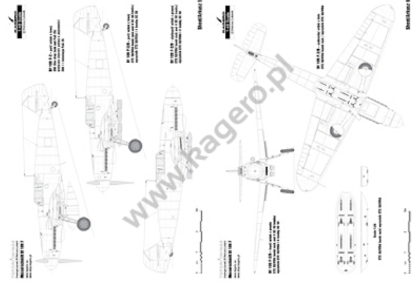 Kagero 7076 Messerschmitt Bf 109 F EN/PL – immagine 3