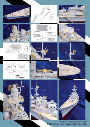 MK1 Design MD-35009 Pont en bois Prinz Eugen TRU 1/350 – image 3