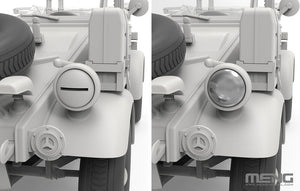 Meng Model VS-015 Type 82 German Pkw.K1 Kubelwagen (North Africa) 1/35 – imagen 4