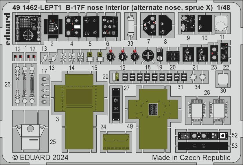 Eduard BIG49426 B-17F regular nose PART I EDUARD 1/48 – Bild 3