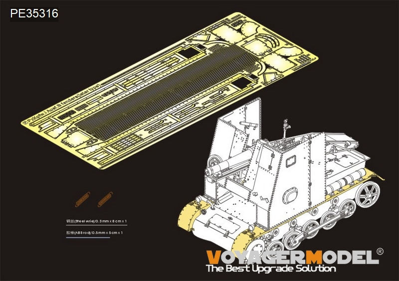 Voyager Model PE35316 WWII German Panzer I Ausf. B Fenders For DRAGON 1/35