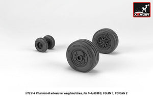 Armory Models AW72330 F-4 Phantom-II wheels w/ weighted tires, late 1/72 – Bild 2