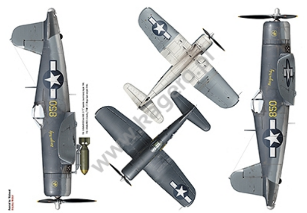 Kagero 7053 Vought F4U Corsair EN/PL – immagine 5