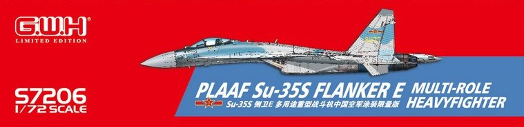 Great Wall Hobby S7206 Flanker E Chinese People&amp;#39;s Liberation Army Air Force 1/72 – immagine 3