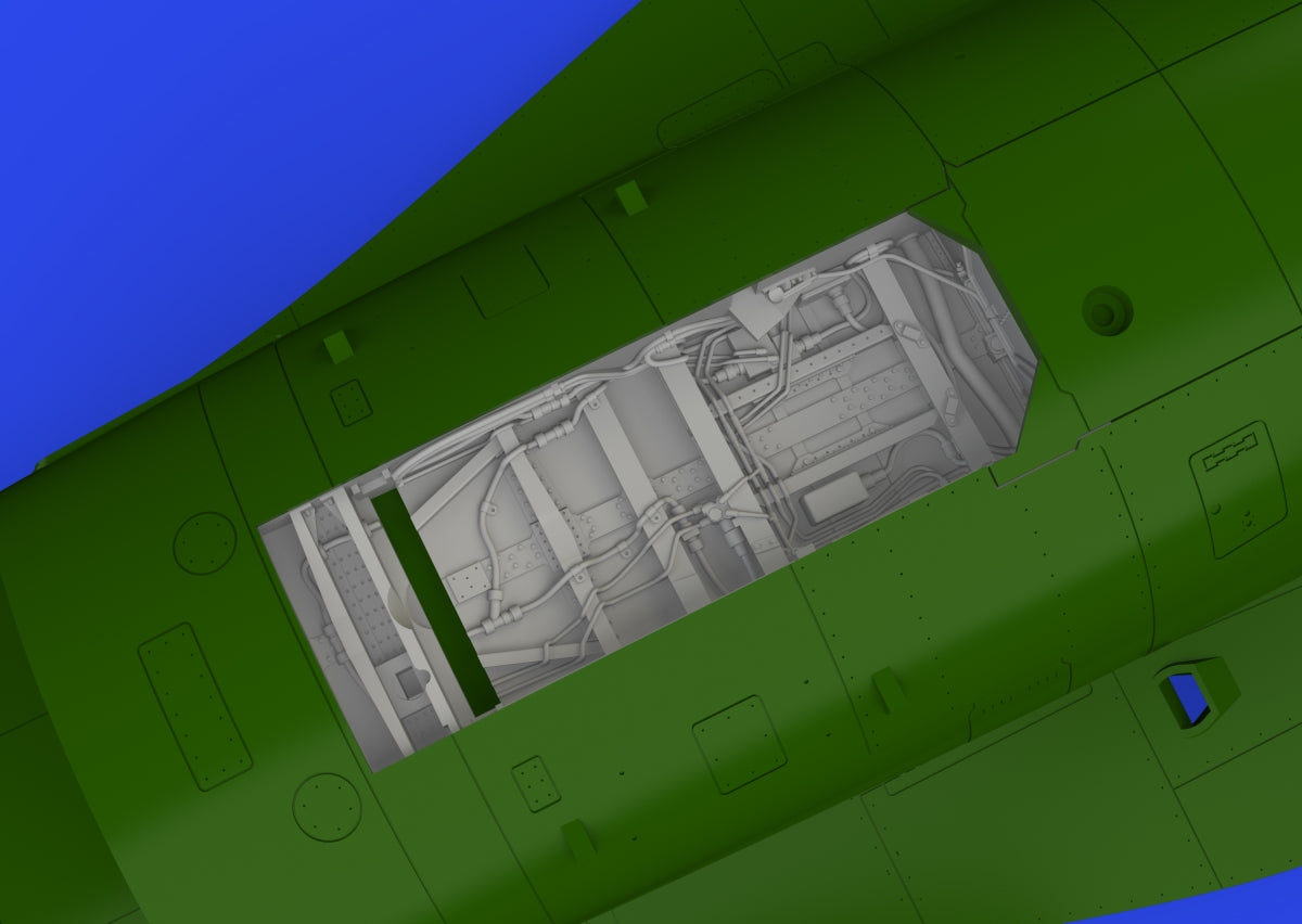 Eduard 648984 F-16C wheel bays late PRINT KINETIC MODEL 1/48 – immagine 8