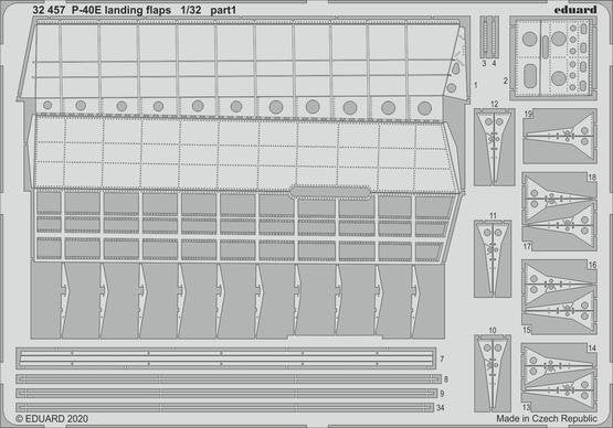 Eduard BIG33123 P-40E part II for Trumpeter 1/32 – immagine 3