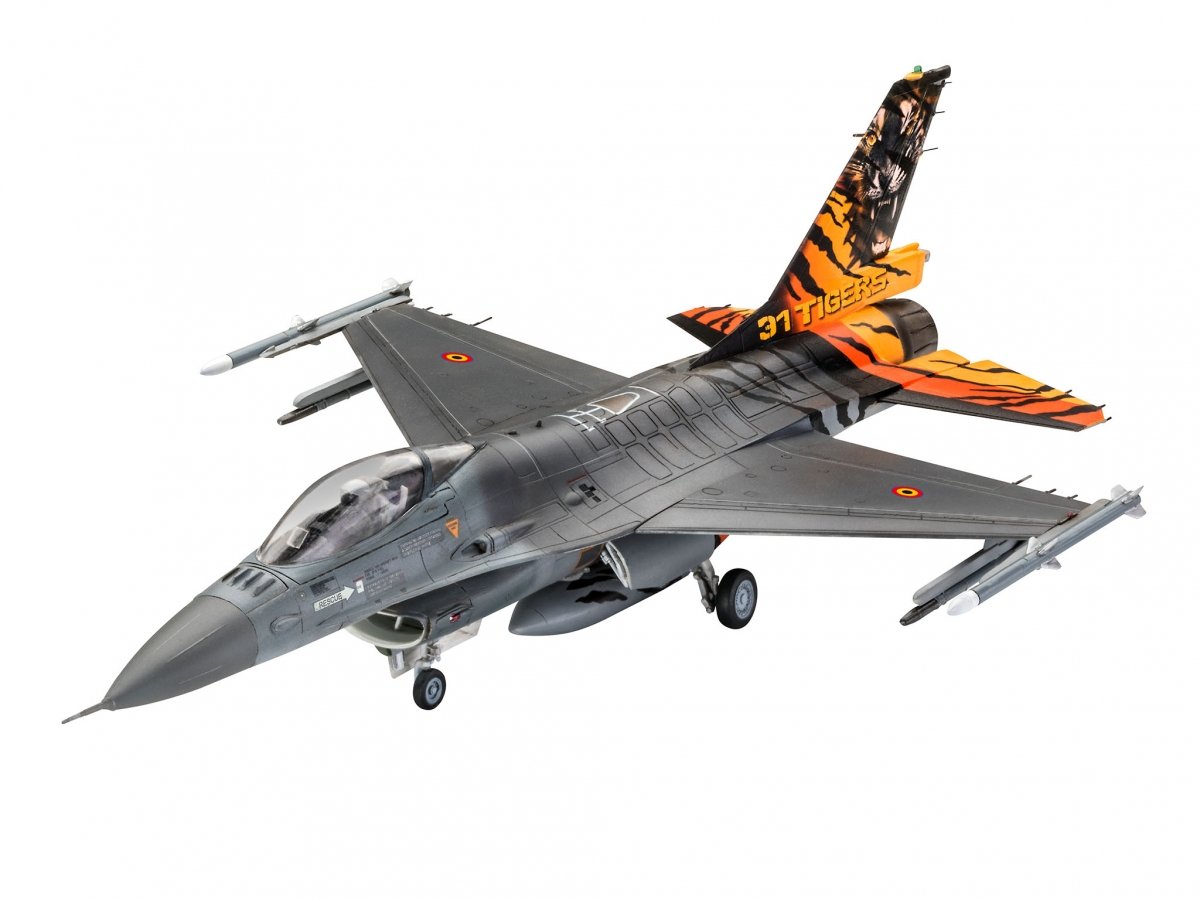 Revell 03860 Tiger Meet 2018 Lockheed Martin F-16 MLU 31st Sqn. Kleine Brogel 1/72 – Bild 7