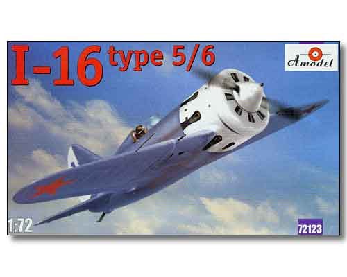 A-Model 72123 Polikarpov I-16 type 5/6 soviet fighter 1/72