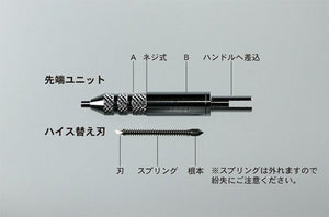 Hasegawa TT106 TryTool Flexible Cutter (dłuto modelarskie) – zdjęcie 3