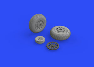 Eduard 648504 P-51D wheels cross tread 1/48 EDUARD – immagine 2