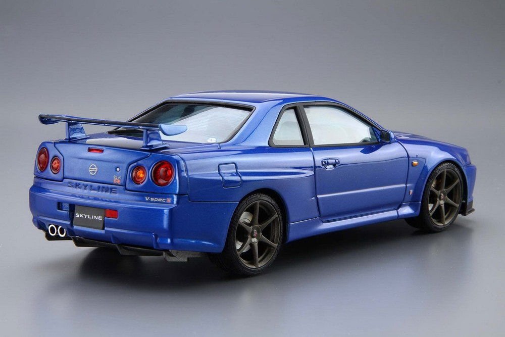 Aoshima 05159 NISSAN BNR34 SKYLINE GT-R V-specII 02 1/24 – Bild 3