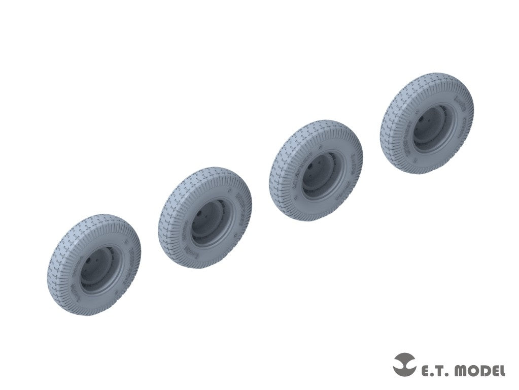 E.T. Model P35-106 WWII German Sd.Kfz.234 Large Diameter Weighted Wheels Type.6 1/35 – Bild 3