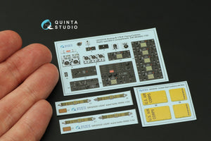 Quinta Studio QD32234 Boeing B-17E/F Radio operator&amp;#39;s compartment. 3D-Printed coloured Interior on decal paper (HK models) 1/32 – Bild 3