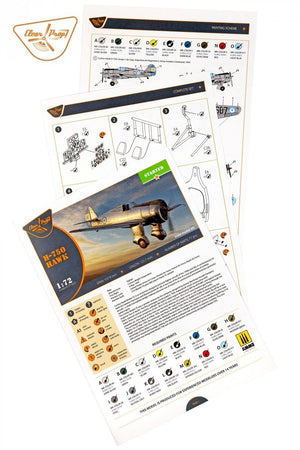 Clear Prop! CP72021 H-75O Hawk STARTER KIT 1/72 – immagine 4