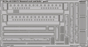 Eduard 36105 M-1130 CV Mounted rack and belts 1/35 Trumpeter – zdjęcie 2