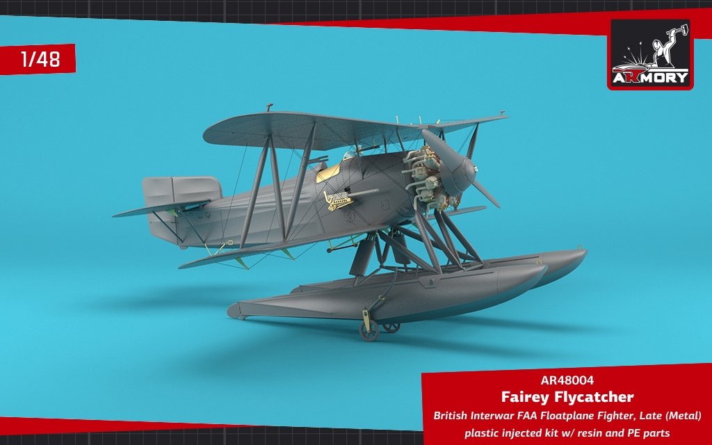 Armory Models 48004 Fairey Flycatcher British Interwar FAA Floatplane Fighter, Late (Metal) 1/48 – image 16