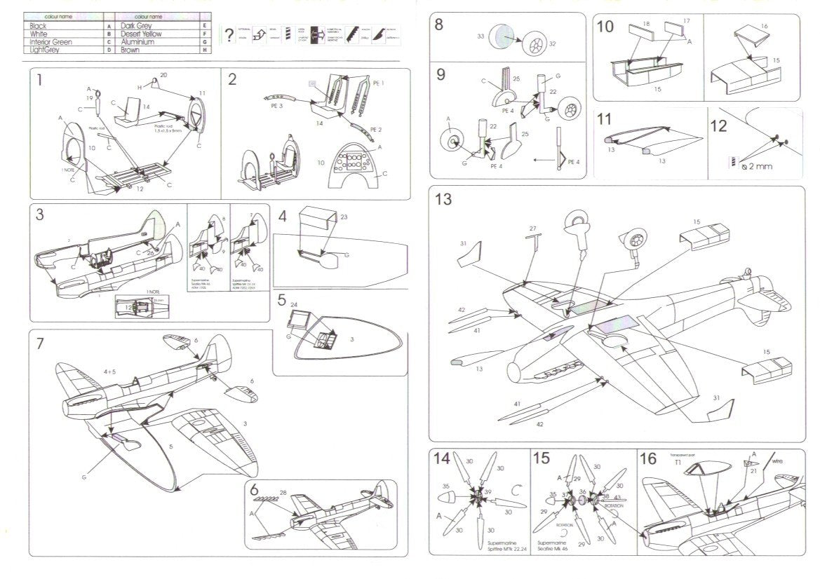 AZ Model AZ7353 Supermarine Spitfire Mk.22 Special 1/72 – immagine 4