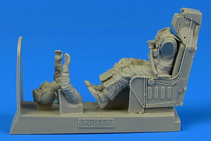 Aerobonus 320112 Figurine de pilote de l&amp;#39;US Navy pour A-4 avec siège éjectable pour maquette Hasegawa/Trumpeter au 1/32