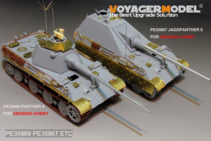 Voyager Model PE35869 WWII German Panther II tank basic for AMUSING HOBBY 1/35 – zdjęcie 10