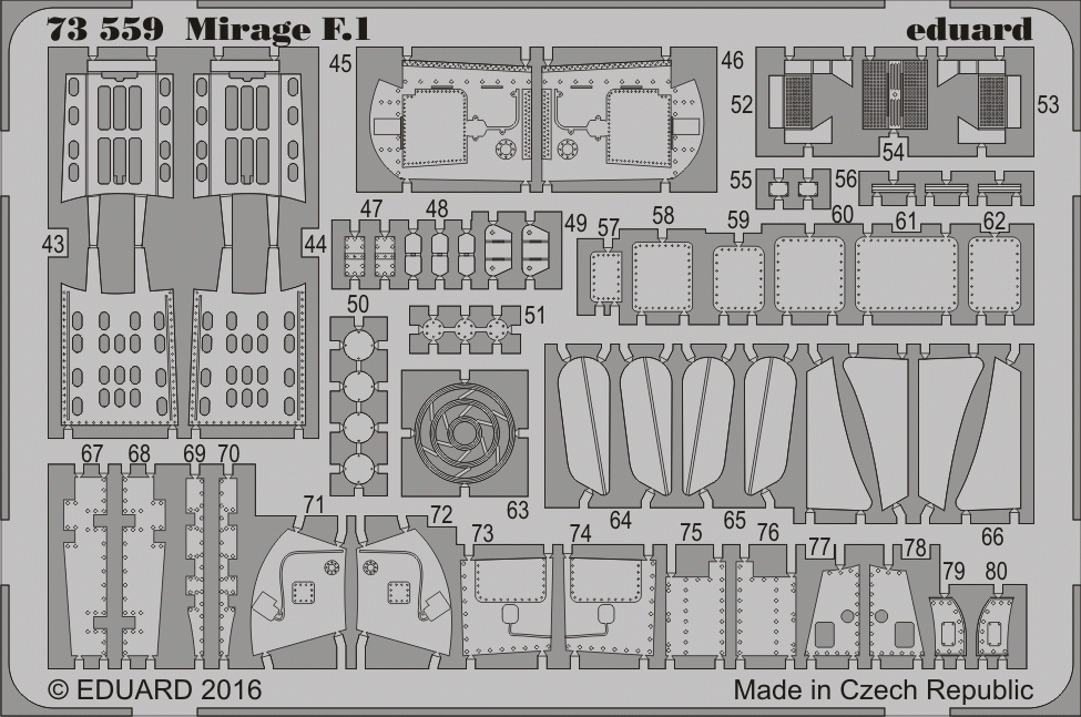 Eduard 73559 Mirage F.1 SPECIAL HOBBY 1/72 – imagen 2