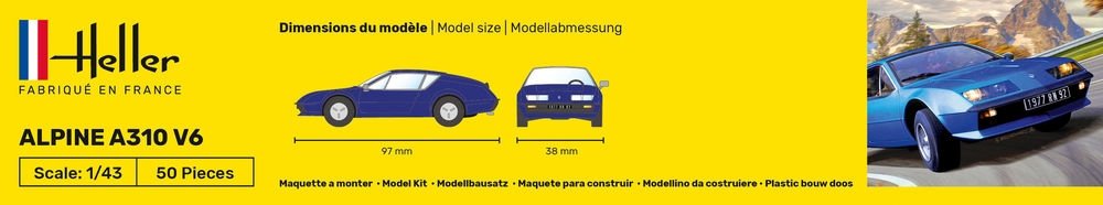 Heller 80146 Alpine A310 V6 1/43 – Bild 4