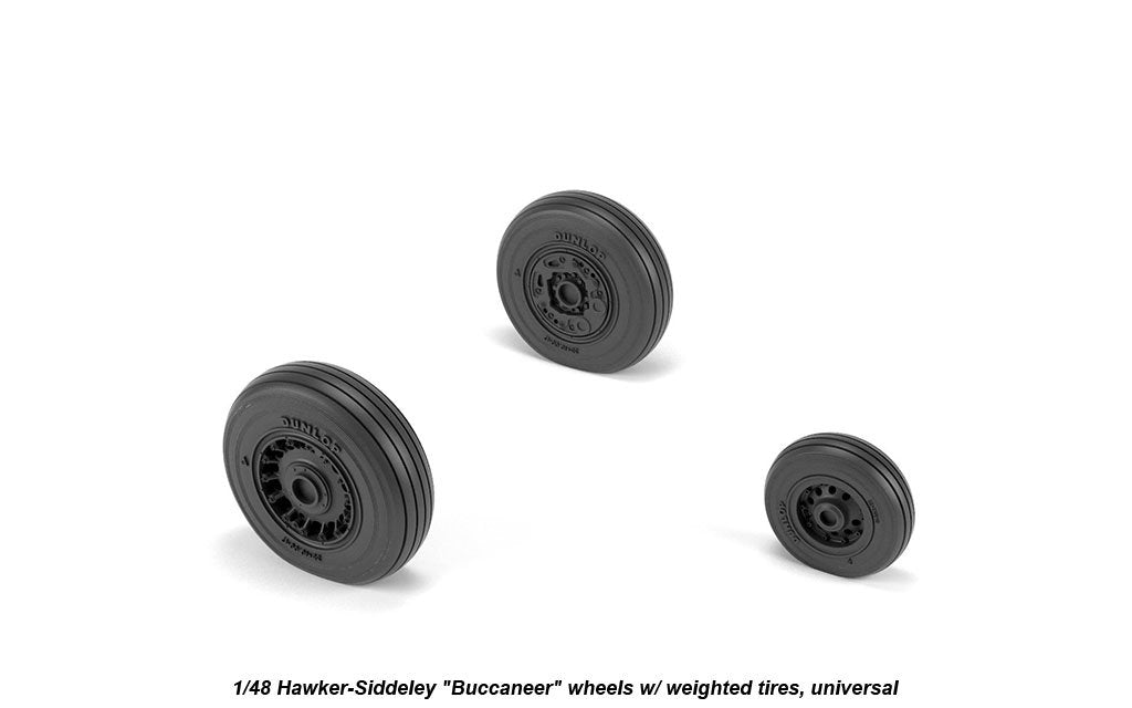 Armory Models AW48409 Hawker-Siddeley Buccaneer wheels w/ weighted tires 1/48