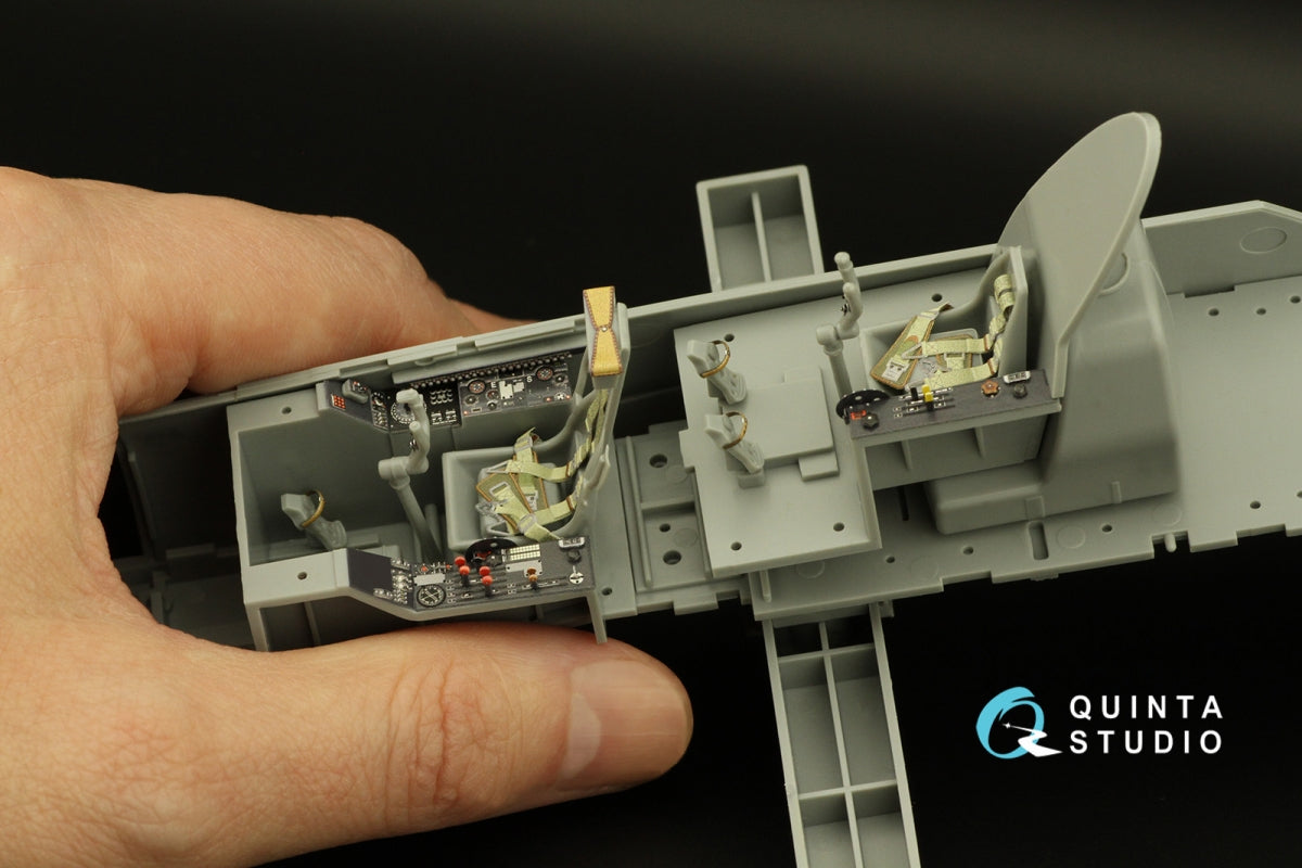 Quinta Studio QD32160 Do 335A-10 3D-Printed &amp;amp; coloured Interior on decal paper (HK models) 1/32 – imagen 17