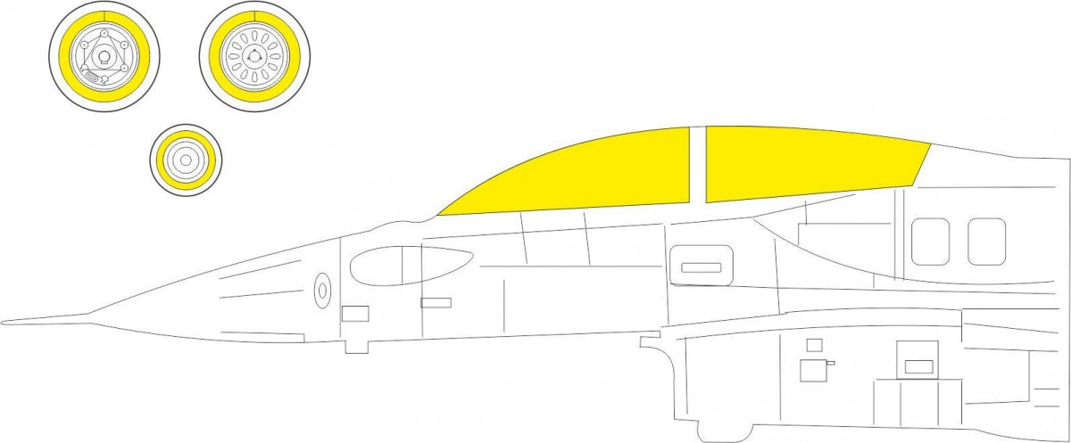 Eduard 644238 F-16D Block 40 LööKplus KINETIC MODEL 1/48 – zdjęcie 7