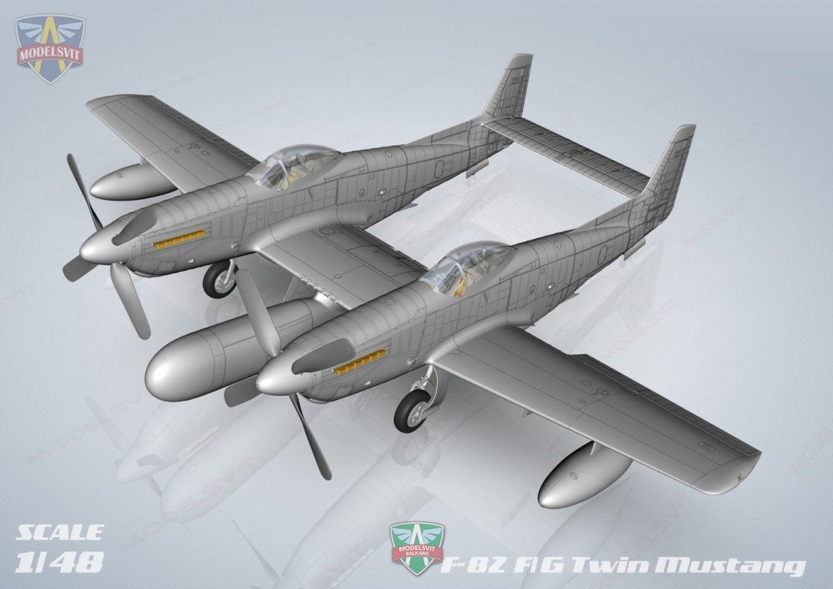 Modelsvit 4818 F-82F/G Twin Mustang 1/48 – image 2